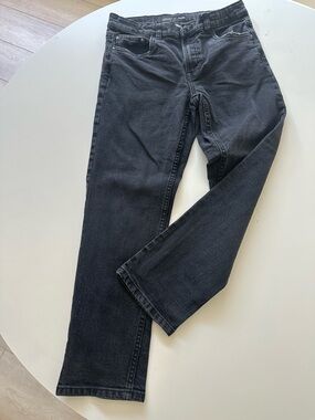 Zara Kids Black Straight-Leg Jeans